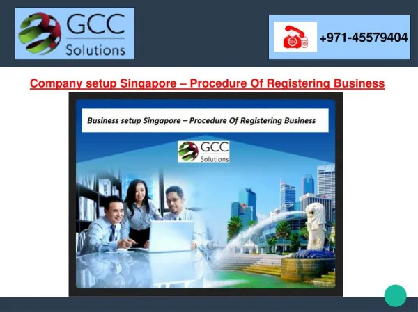 Company Setup Singapore – Procedure Of Registering Business