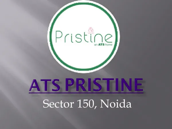 ATS Pristine Residential Apartments Noida