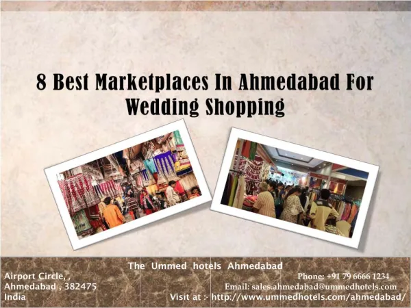 8 Best Marketplaces In Ahmedabad For Wedding Shopping