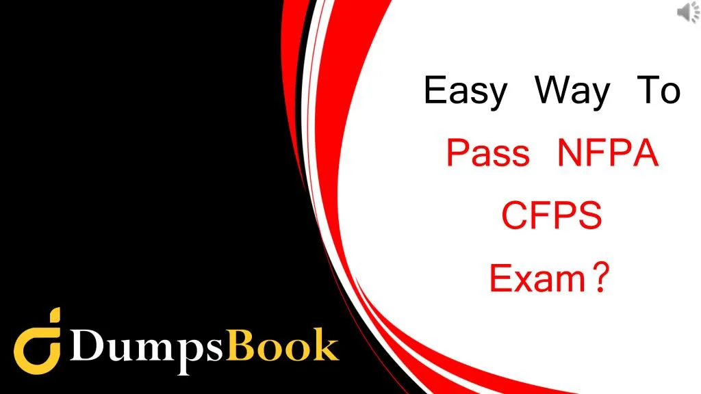 easy way to pass nfpa cfps exam