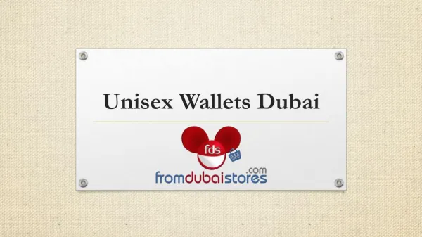 From Dubai Stores | Unisex Wallets Dubai