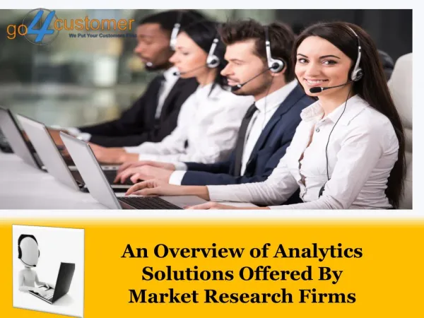 An Overview of Analytics Solutions Offered By Market Research Firms