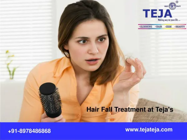 Anti Hair fall Treatment at Teja's