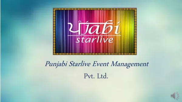Live singer booking services in chandigarh call Punjabi Starlive
