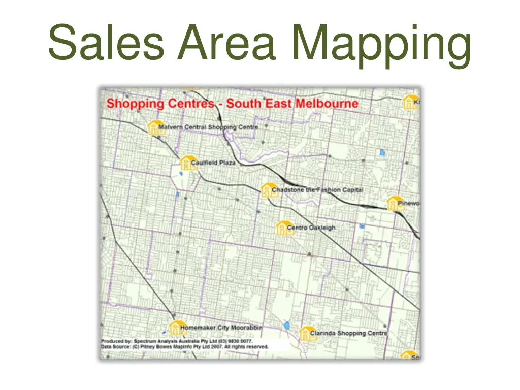 sales area mapping