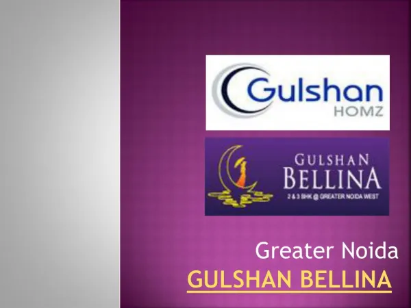 Gulshan Bellina Apartment Noida Extension