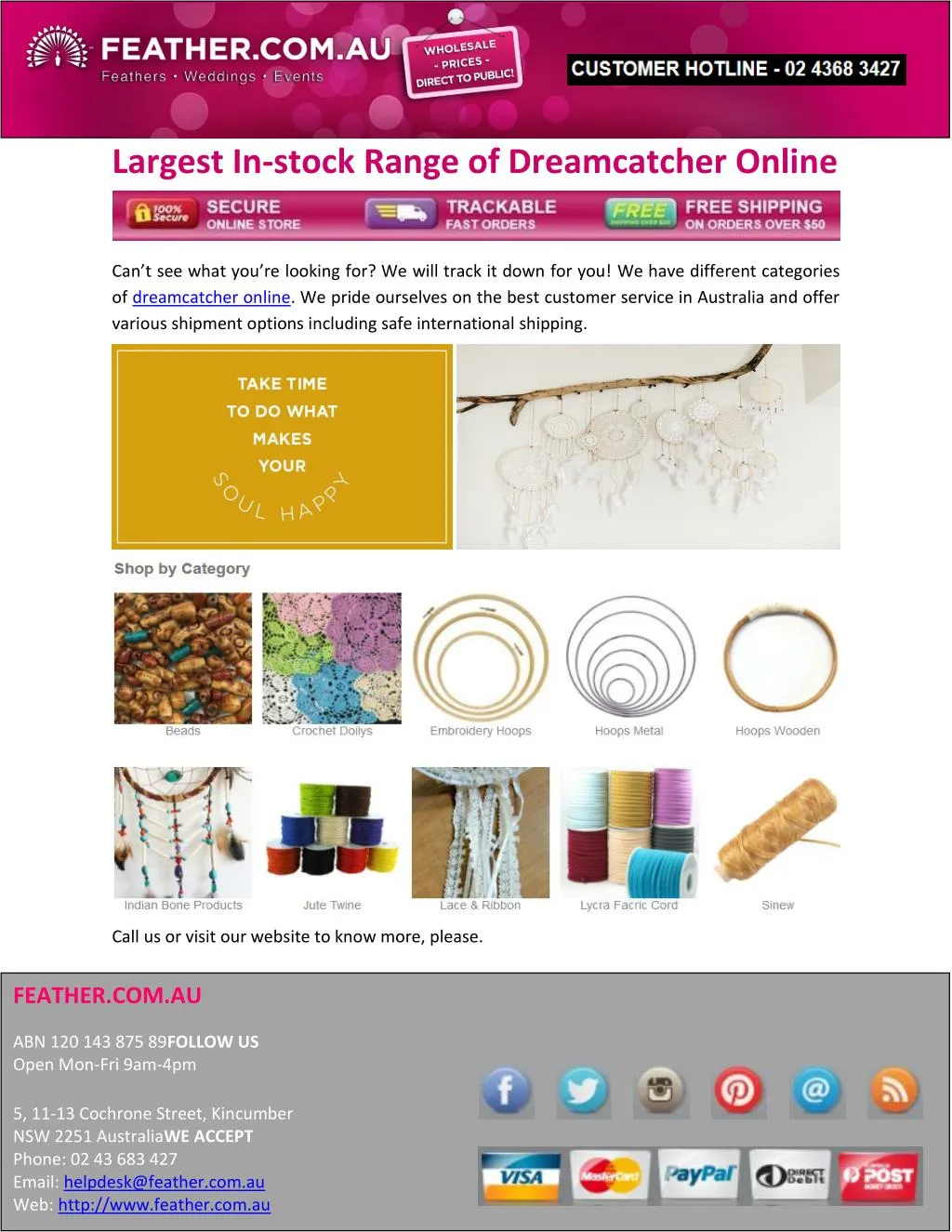 largest in stock range of dreamcatcher online