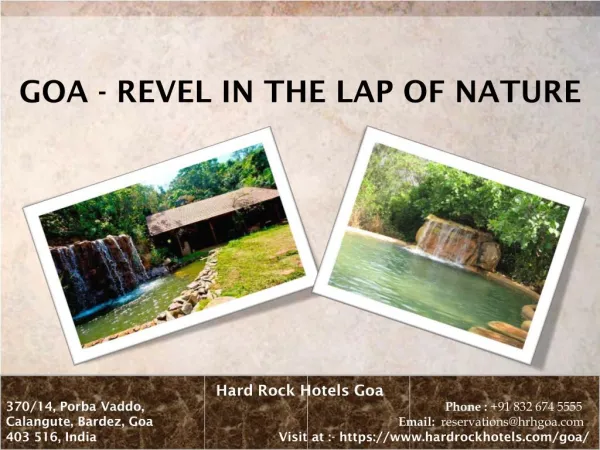 Goa - Revel in the Lap of Nature