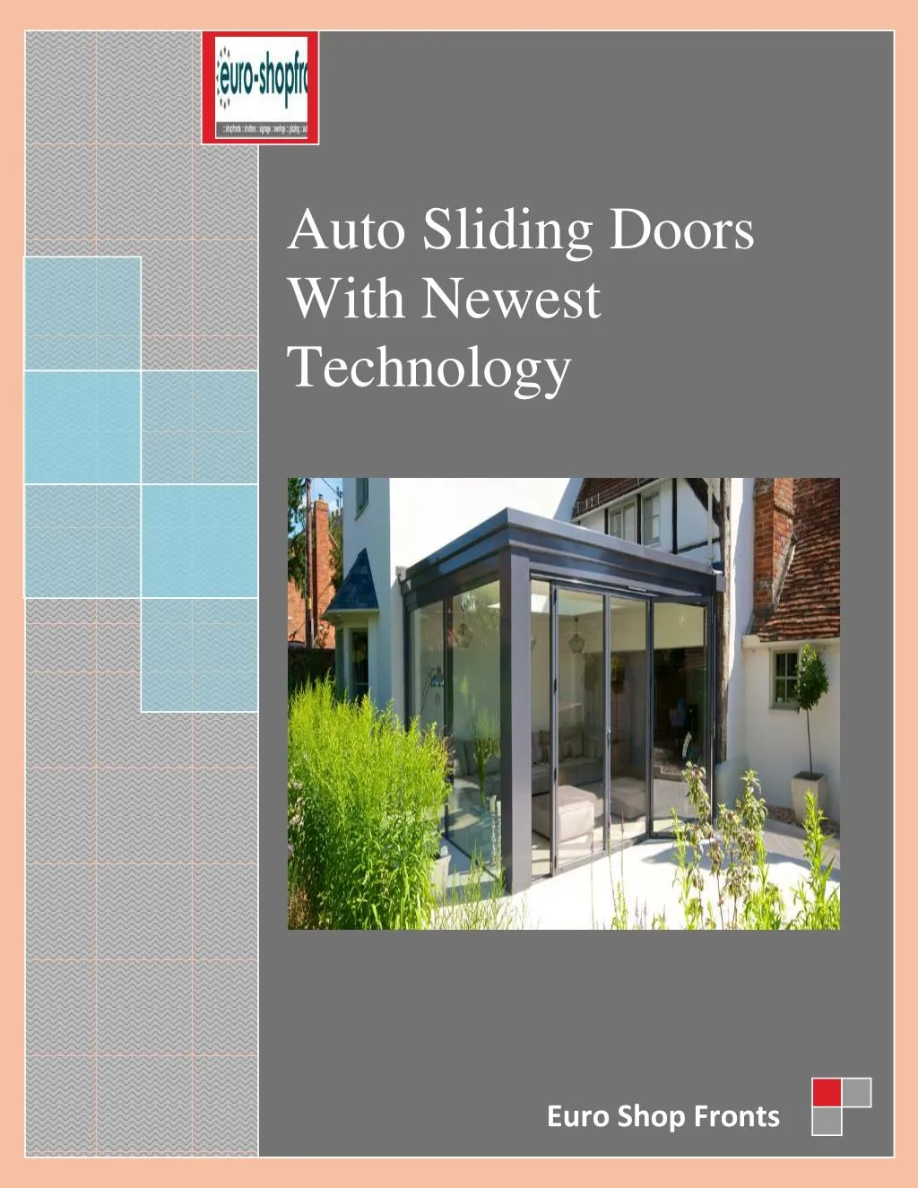 auto sliding doors with newest technology