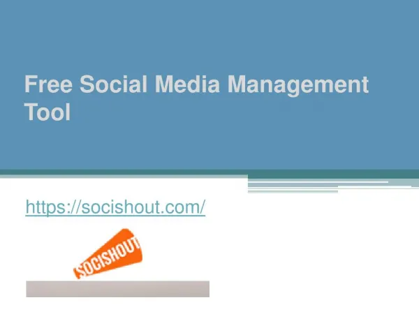 Free Social Media Management Tool - Socishout.com