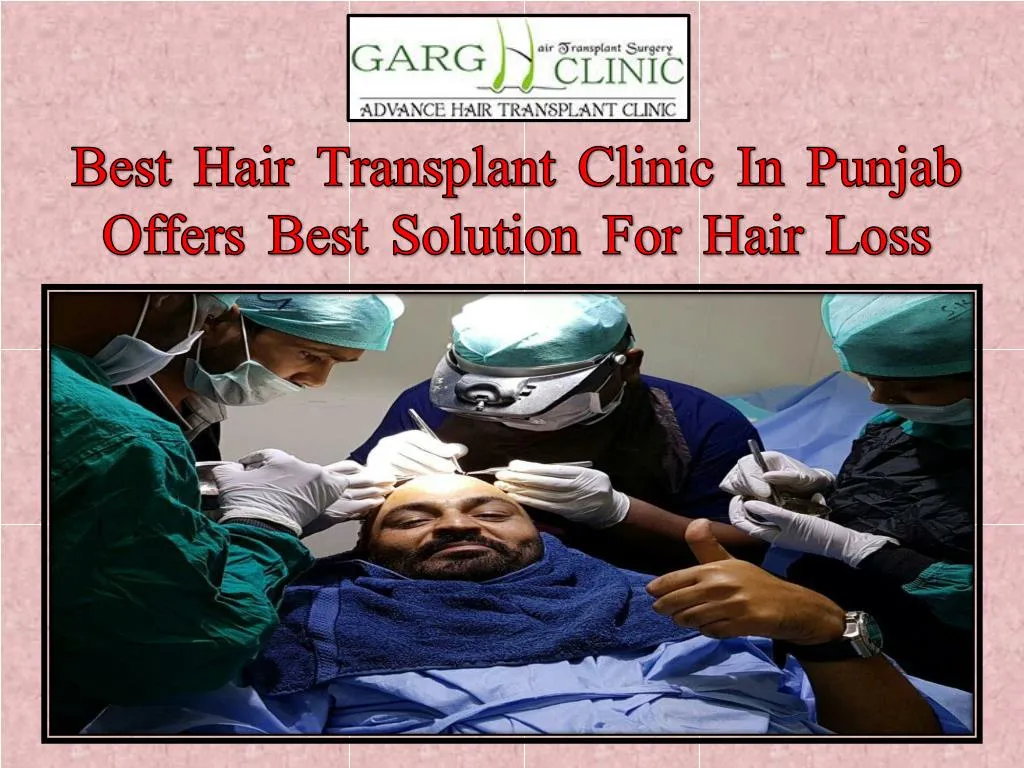best hair transplant clinic in punjab offers best