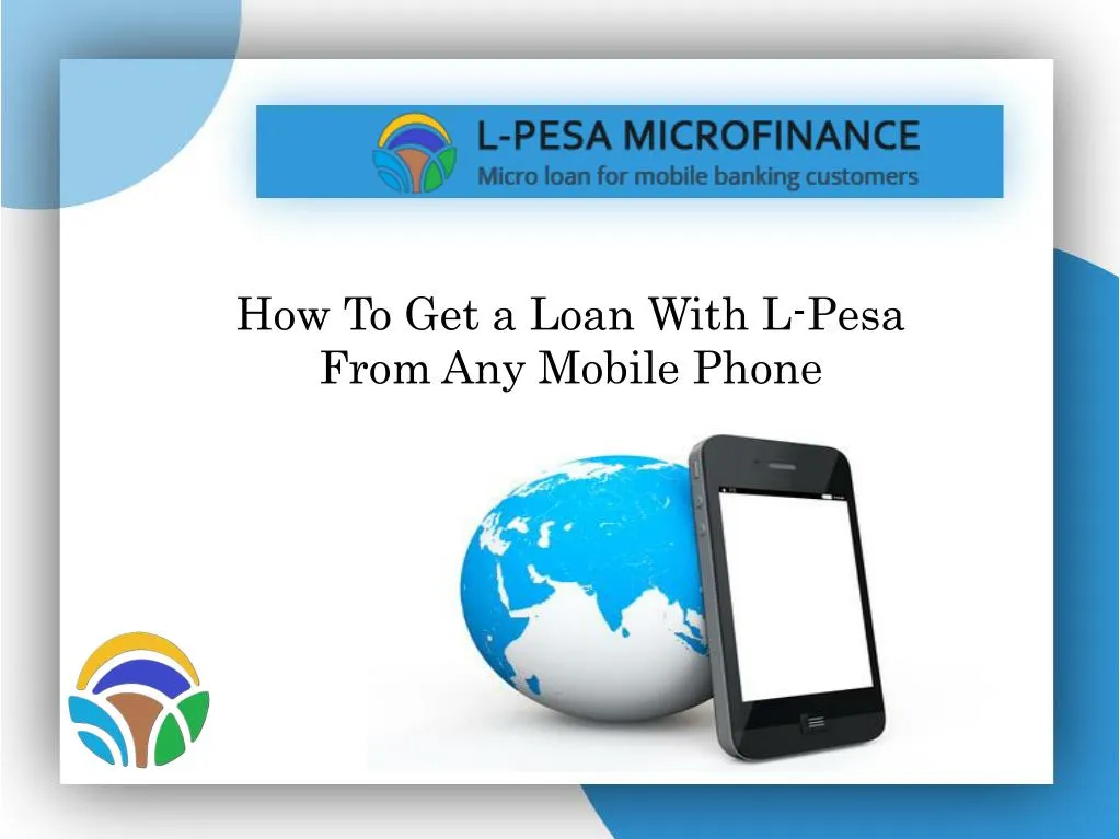 how to get a loan with l pesa from any mobile