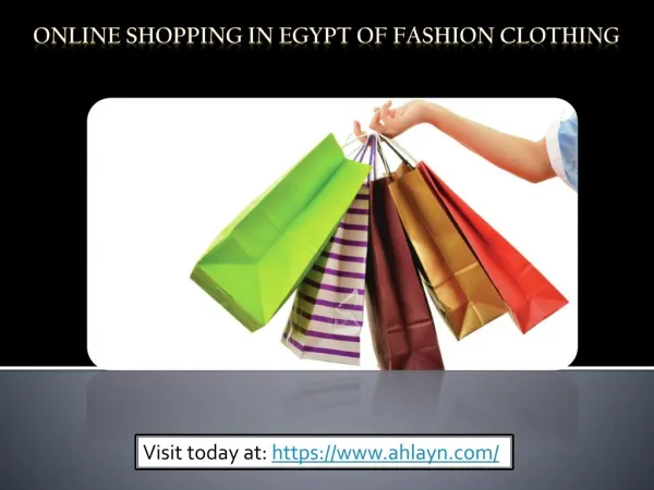 Fashion Clothing | Online Shopping in Egypt