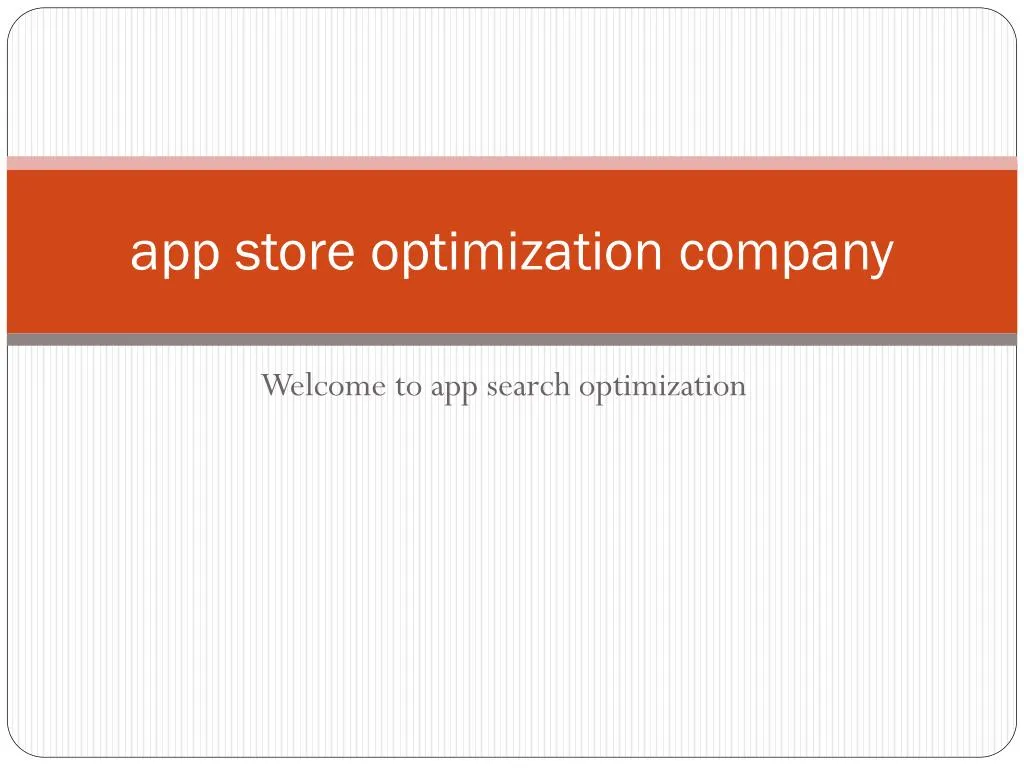 app store optimization company