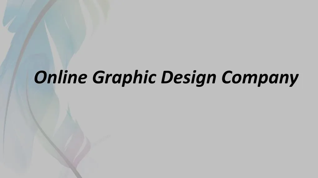 online graphic design company