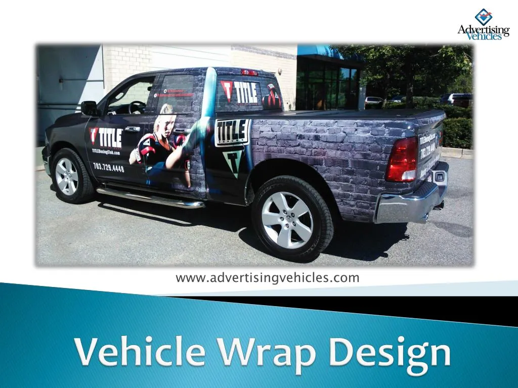 vehicle wrap design