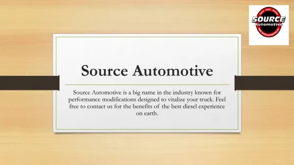Some Source Automotive Products and Services
