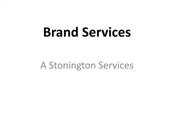 Brand Services