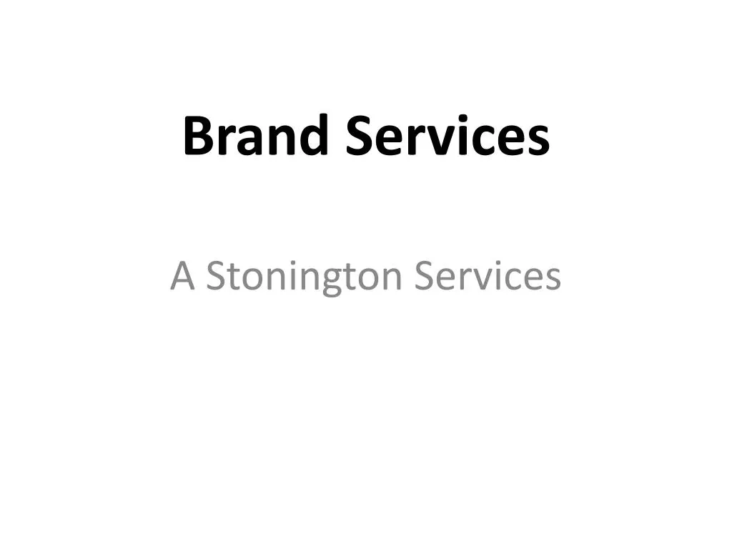 brand services