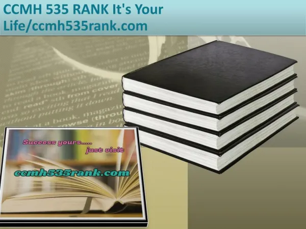 CCMH 535 RANK It's Your Life/ccmh535rank.com