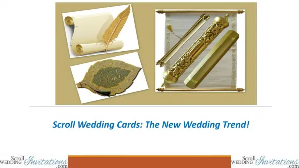 Scroll Wedding Cards: The New Wedding Trend!