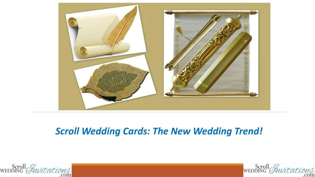 scroll wedding cards the new wedding trend