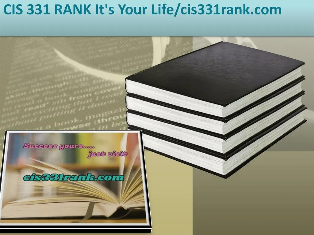 cis 331 rank it s your life cis331rank com