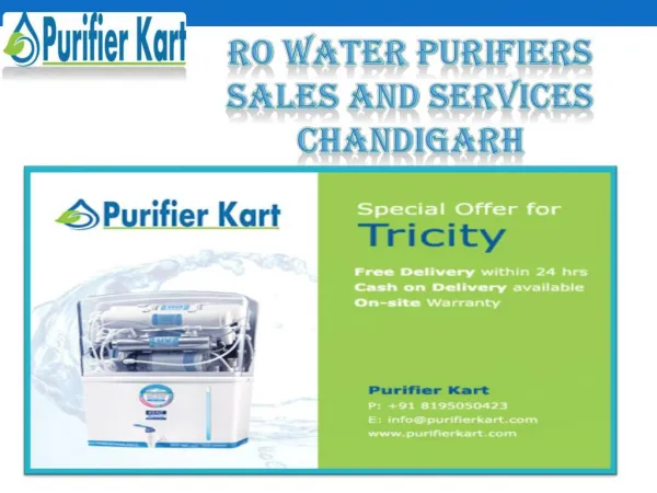 ro water purifiers sales and services Chandigarh