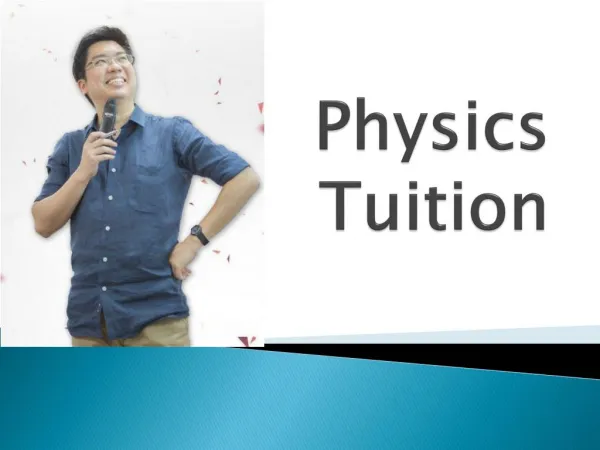 O Level Physics Tuition