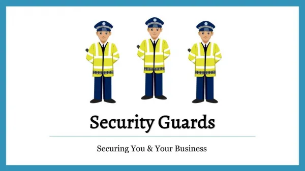 Security Guards Companies in Dubai