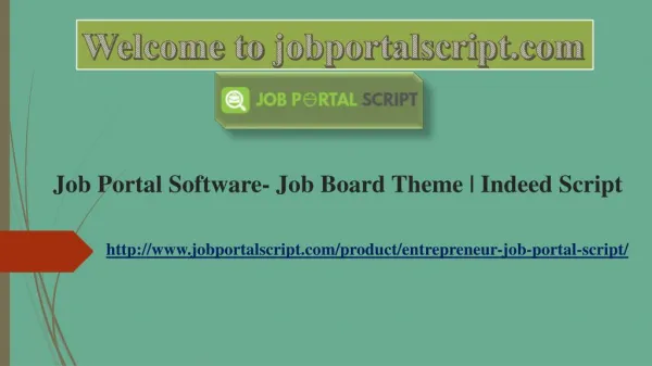 Job Portal Software- Job Board Theme | Indeed Script(jobportalscript.com)
