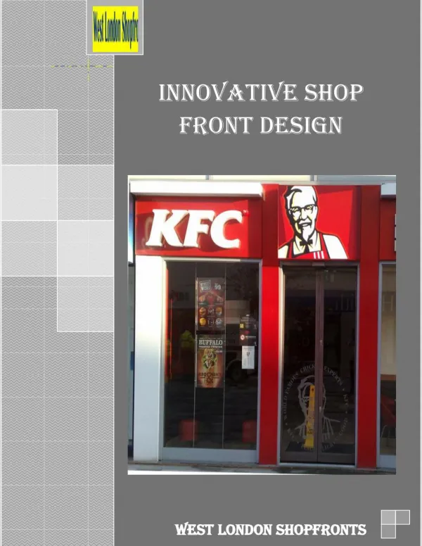 Innovative Shop Front Design