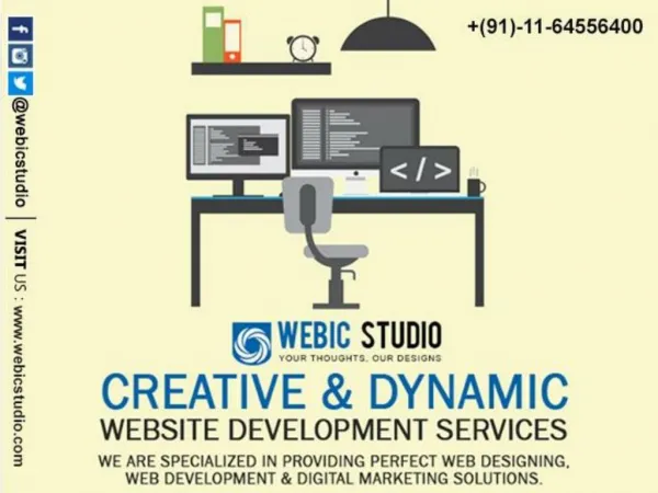 Why Create Dynamic Website - Webic Studio - 011-64556400