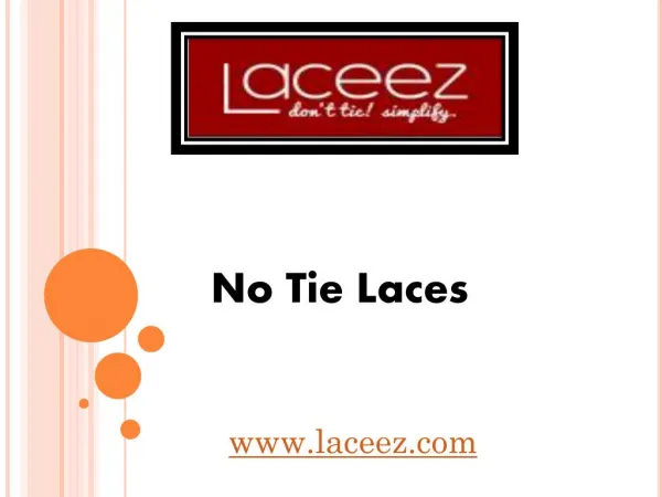 No Tie Laces - www.laceez.com