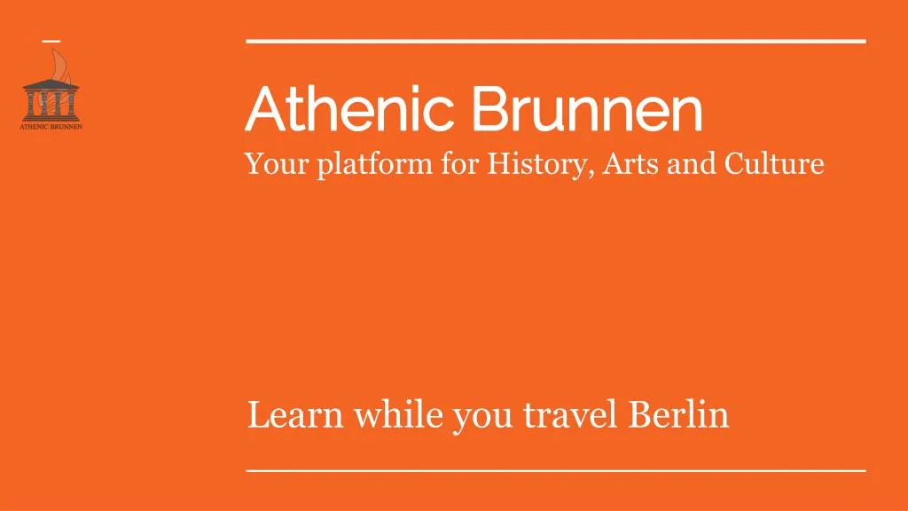 athenic brunnen your platform for history arts and culture