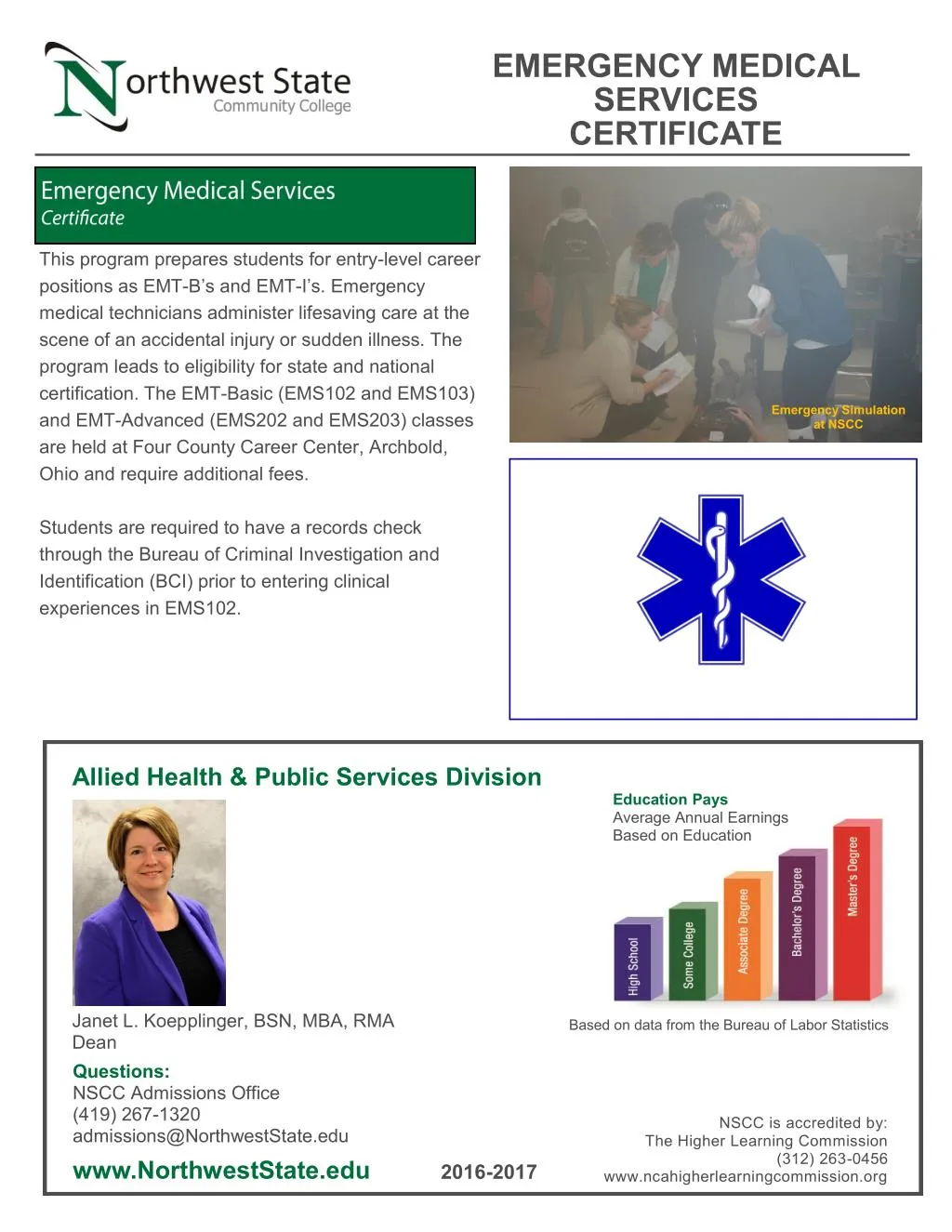 emergency medical services certificate