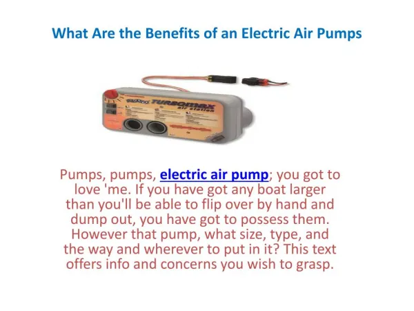 What Are the Benefits of an Electric Air Pumps and Inflatable SUP