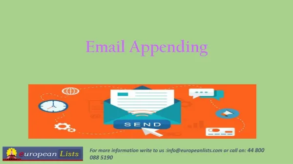 Advantages of Email Appending