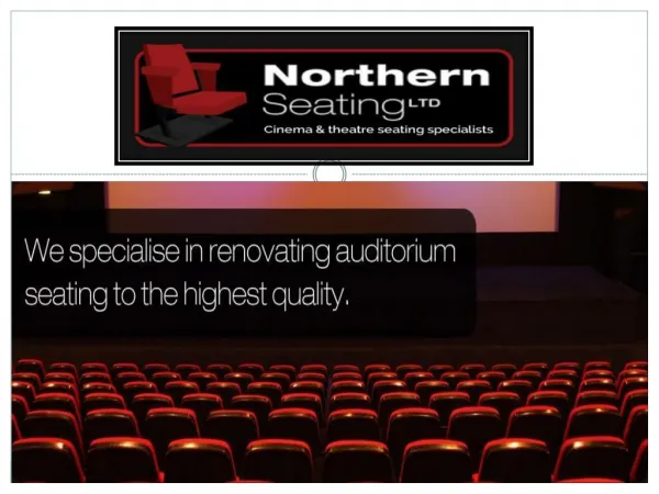 Traditional theatre seating supplier