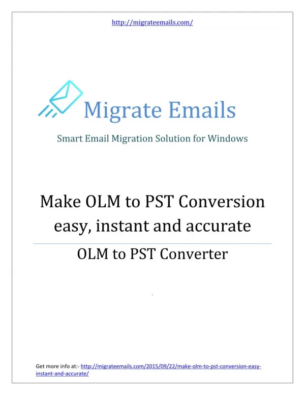 OLM to PST Conversion
