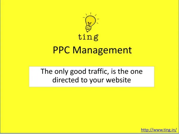 PPC Management Services in Mumbai-Ting