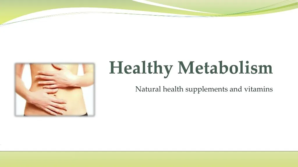 healthy metabolism