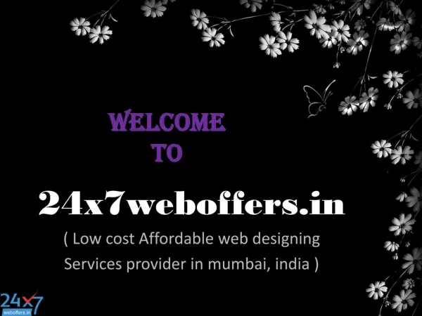 Low cost web designing in Mumbai ,India