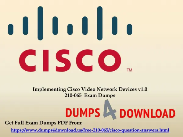 March Latest Cisco 210-065 Exam Dumps Questions