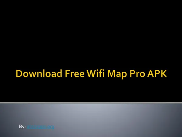 Download free Wifi Map Pro