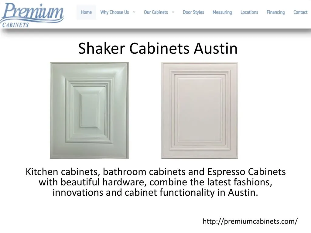 shaker cabinets austin