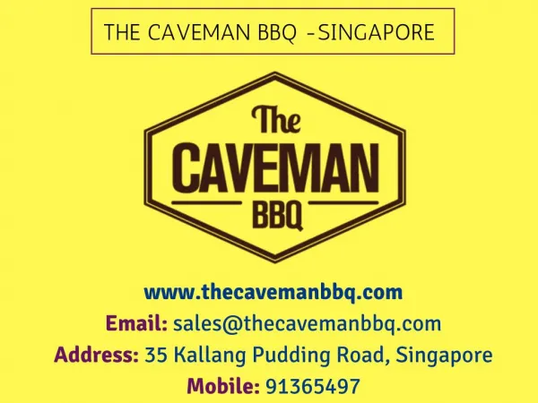 YOUR TASTE BUD WILL DEFINITELY THANKFUL TO YOU - THE CAVEMAN BBQ