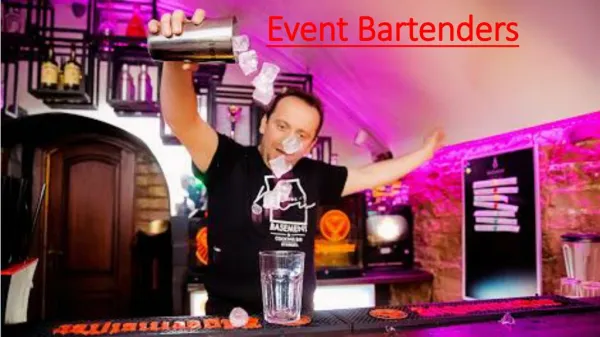 Event Bartenders