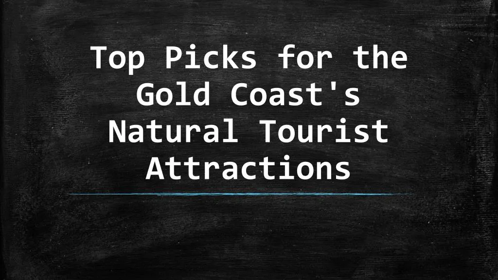top picks for the gold coast s natural tourist attractions