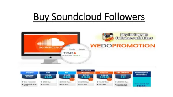 Buy Soundcloud Followers-Wedopromotion
